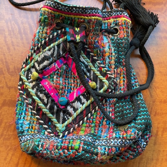 Billabong Patterned Purse/ Small Bag/ Satchel 💜💙❤️ - Picture 2 of 12